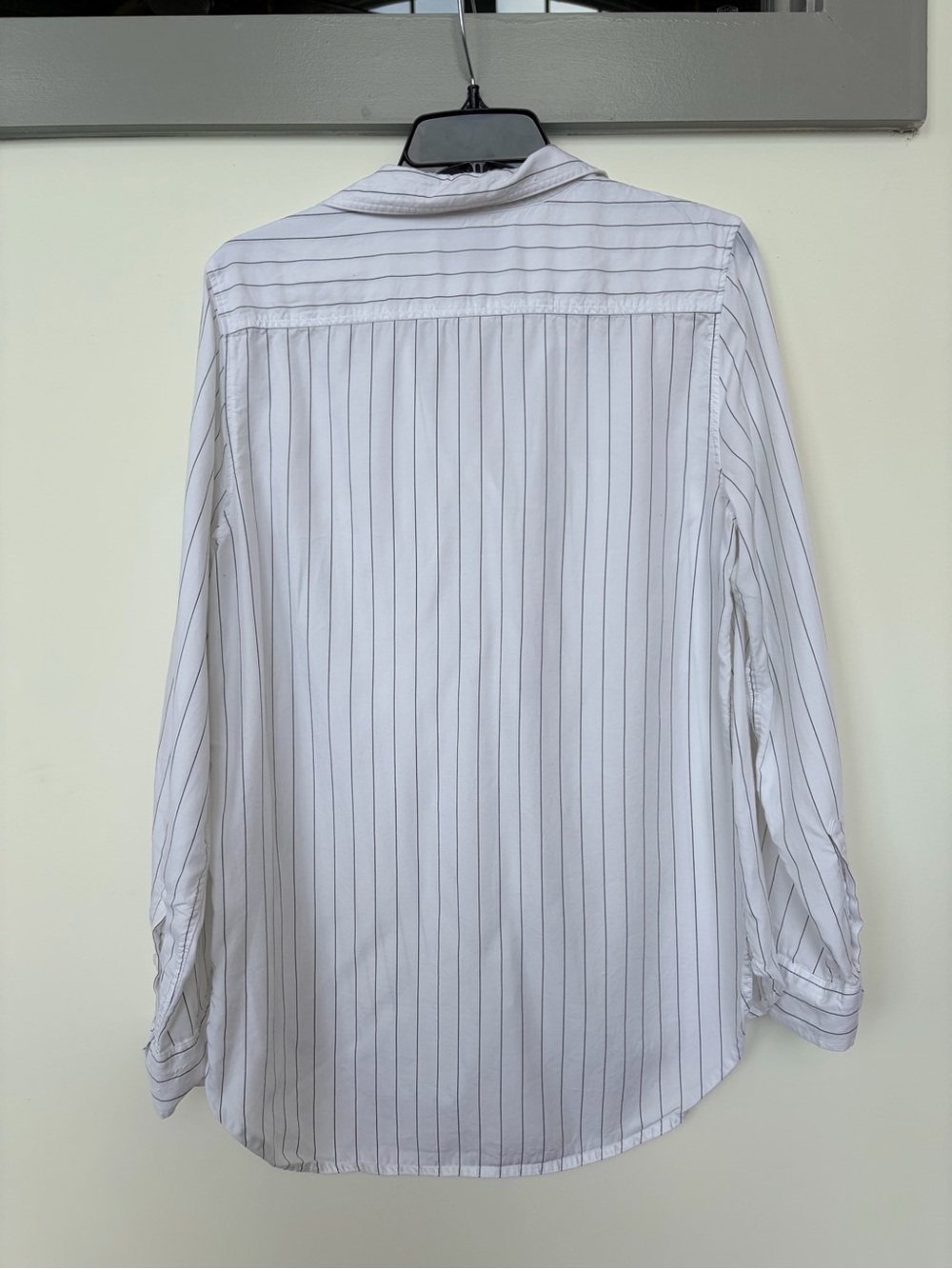BABATON ARITIZIA Utility Shirt Relaxed Drapey Twill Button Up Stripes Medium - Picture 5 of 8